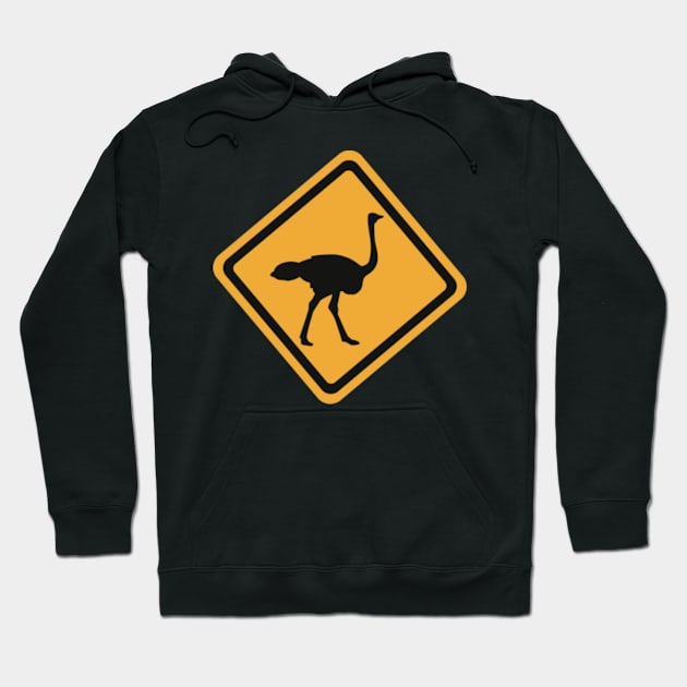 Ostrich Hoodie by Designzz